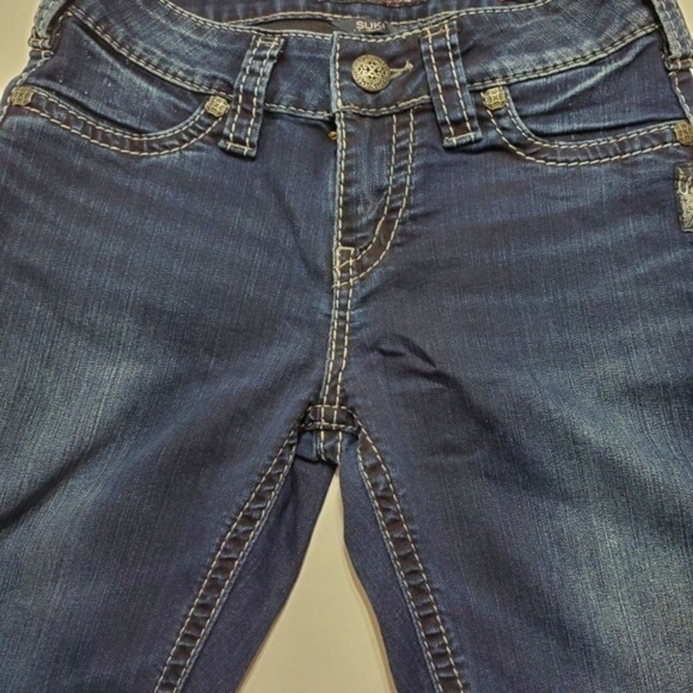 Silver Jeans Co Suki Mid Womens Jeans Size 26 Dark Wash Stretch Curvy Denim - Picture 11 of 11